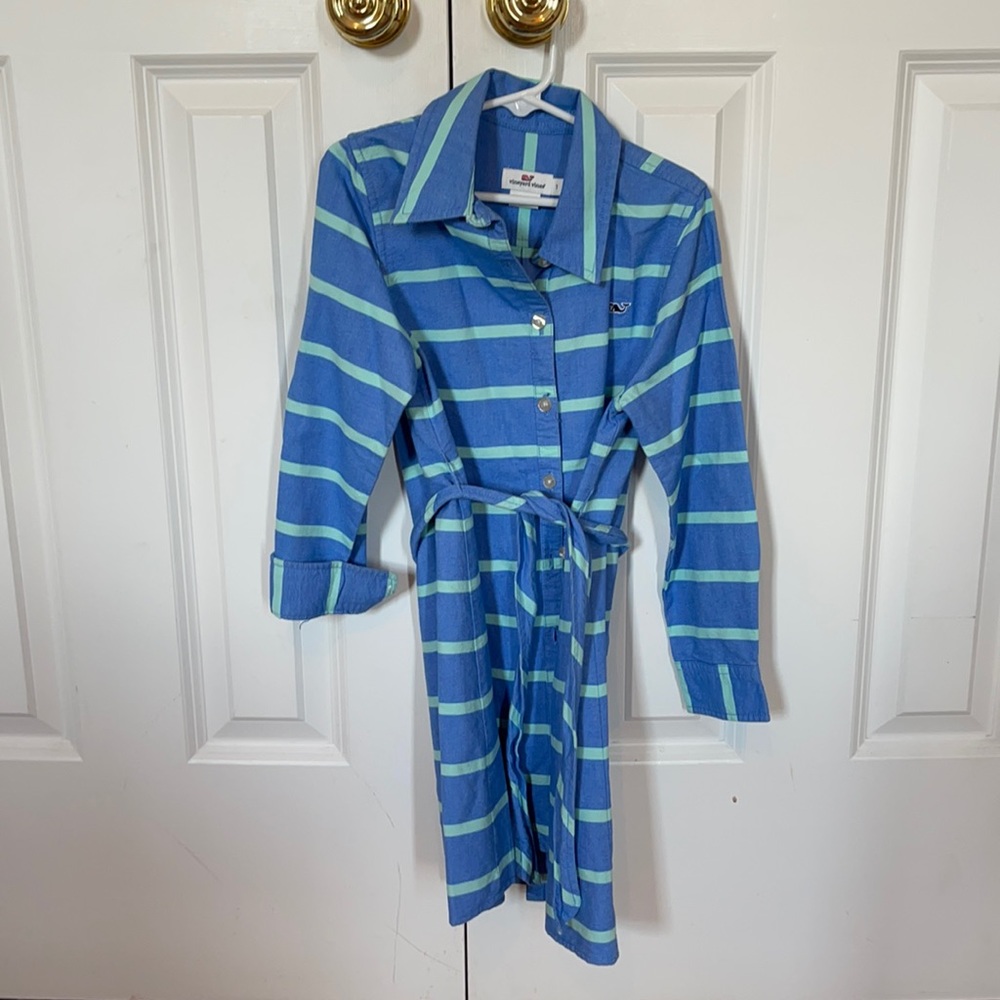 Vineyard Vines Shirt Dress for Girls Size 7